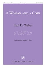 A Woman and a Coin Two-Part Mixed choral sheet music cover
